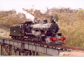 NM25 on Woolshed Flat bridge during trials